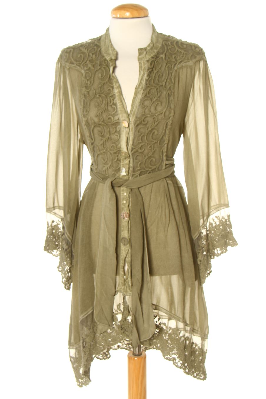 Robe casual Elisa Cavaletti de la taille M, de couleur vert