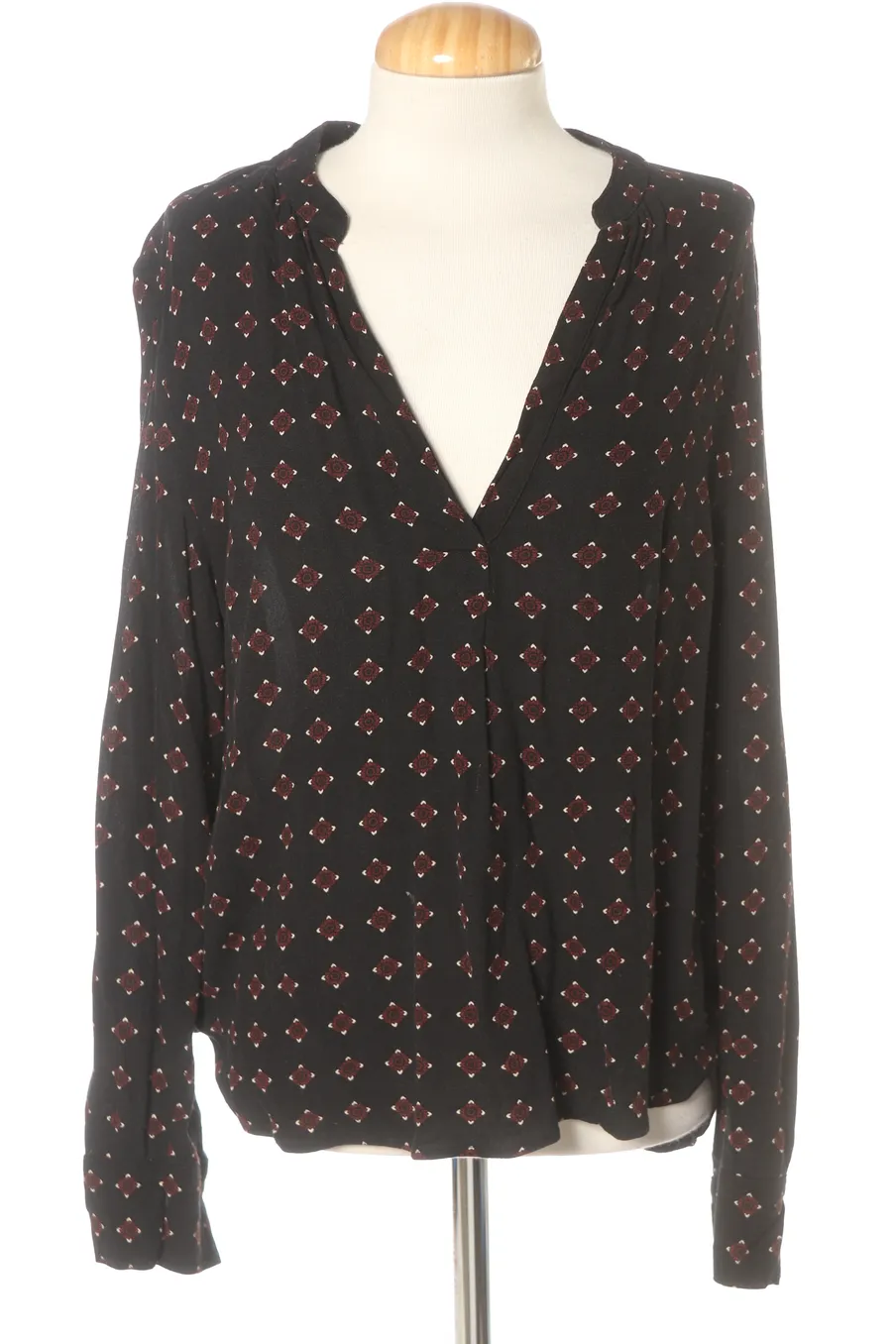 Blouse à manches longues H&M de la taille 36, de couleur imprimés