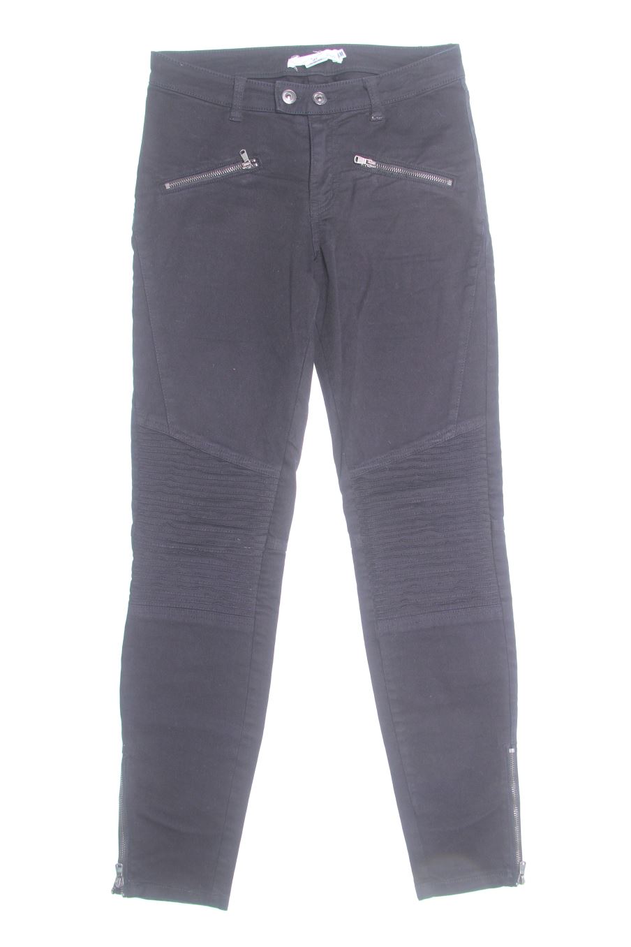 Vaqueros de H&M de la talla 34, de color negro de ropa vaquera