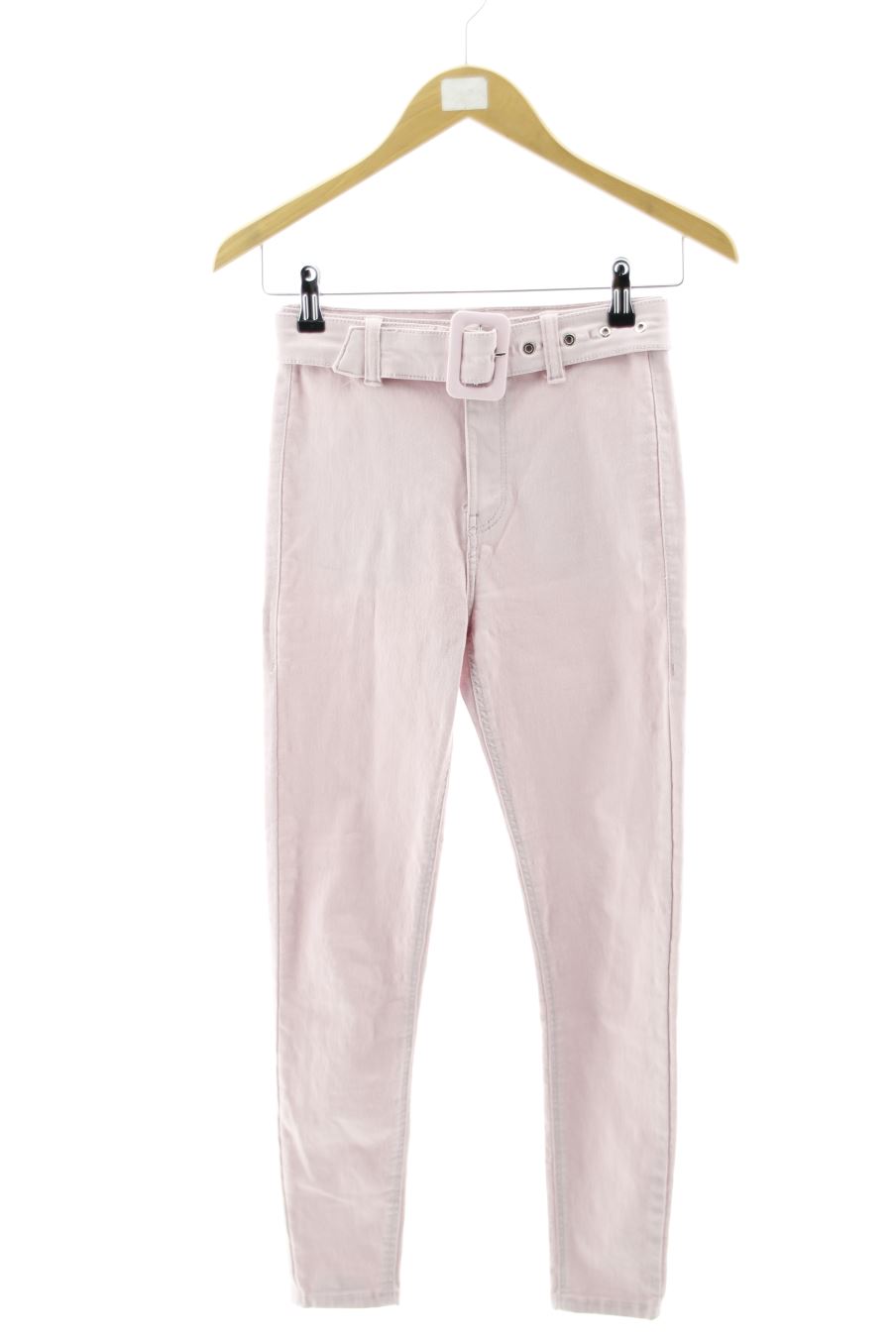 Jeans von Bershka Größe 36, Farbe Rosa, aus Jeanskleidung für