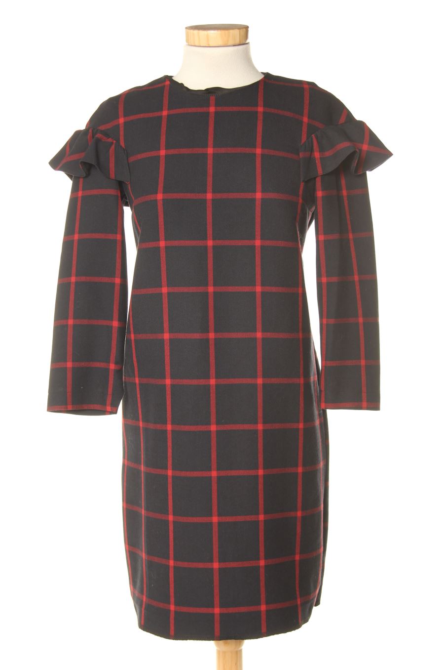 Robe casual Trf (ZARA) de la taille XS, de couleur carreaux