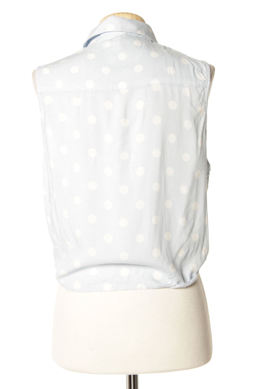Camisa sin mangas de H&M de la talla 42, de color azul