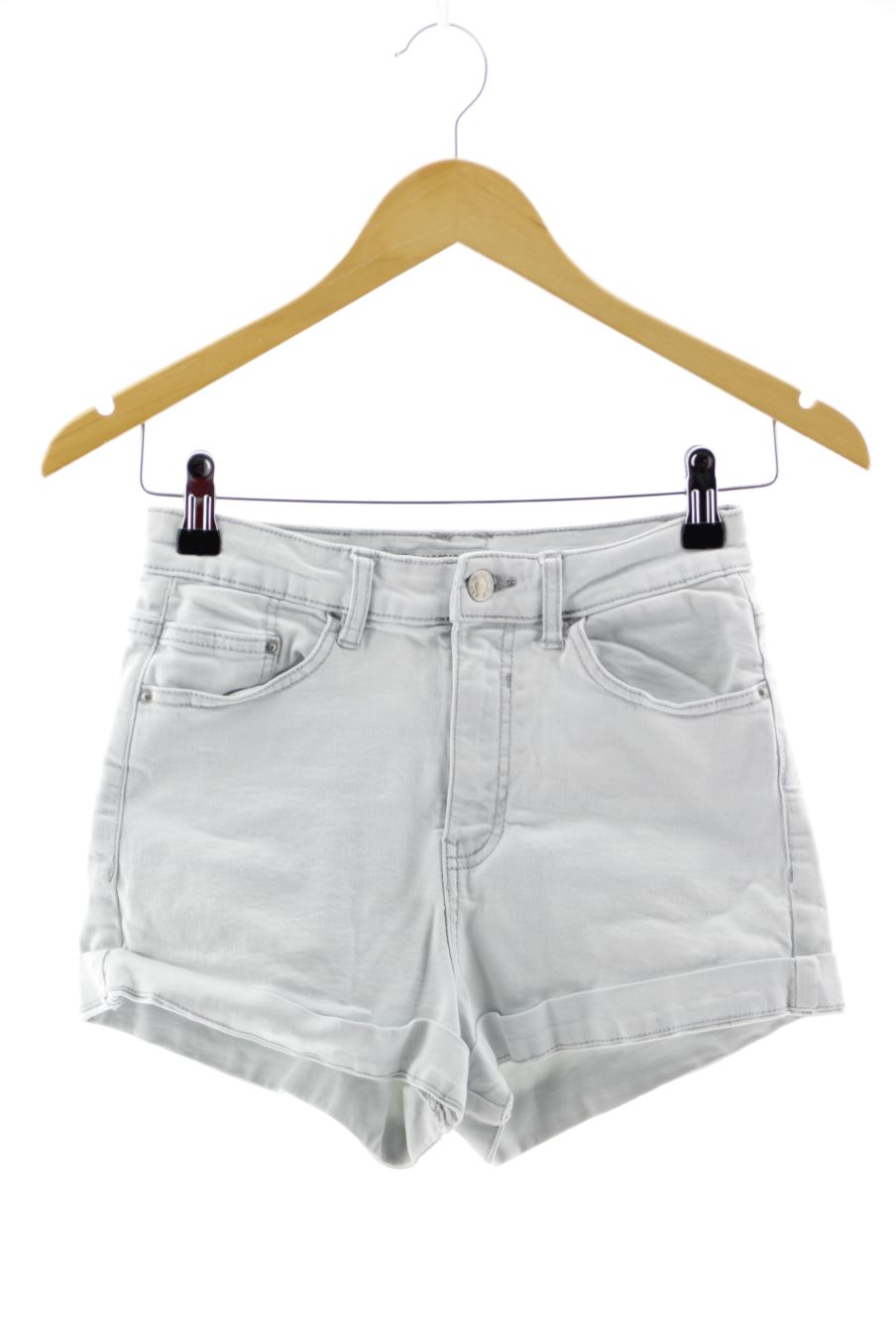 Pantalones cortos de Pull & Bear de la talla 34, de color azul de ropa vaquera