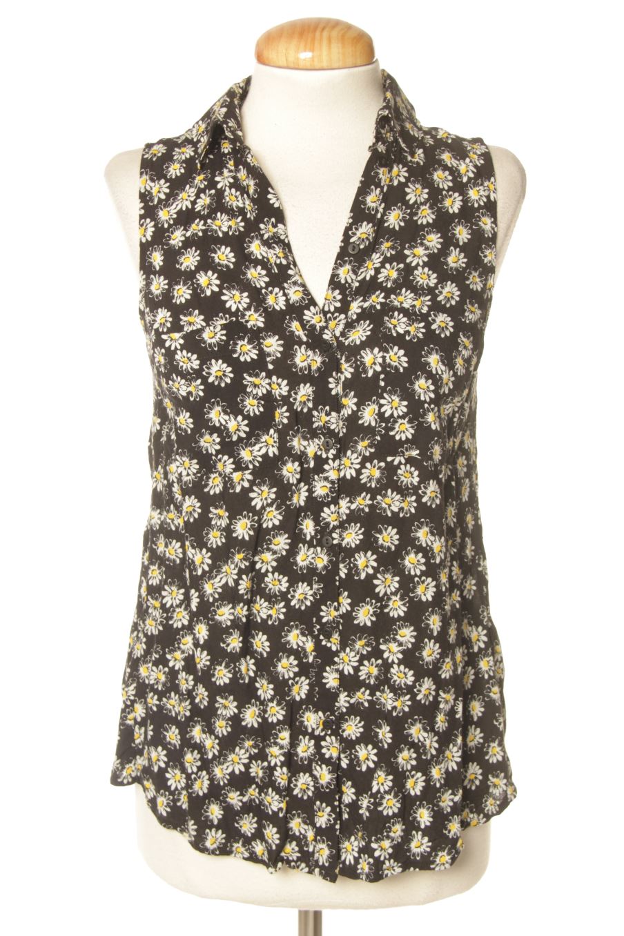 Ärmelloses Hemd von Clockhouse (C&A) Größe XS, Farbe Geblümt, für
