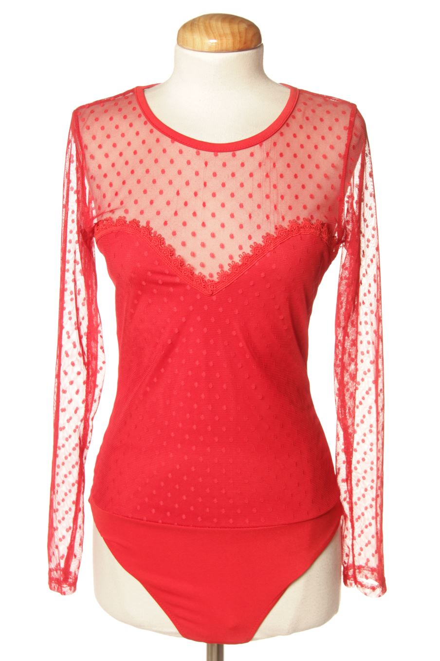 Body Made in italy de la taille M, de couleur rouge