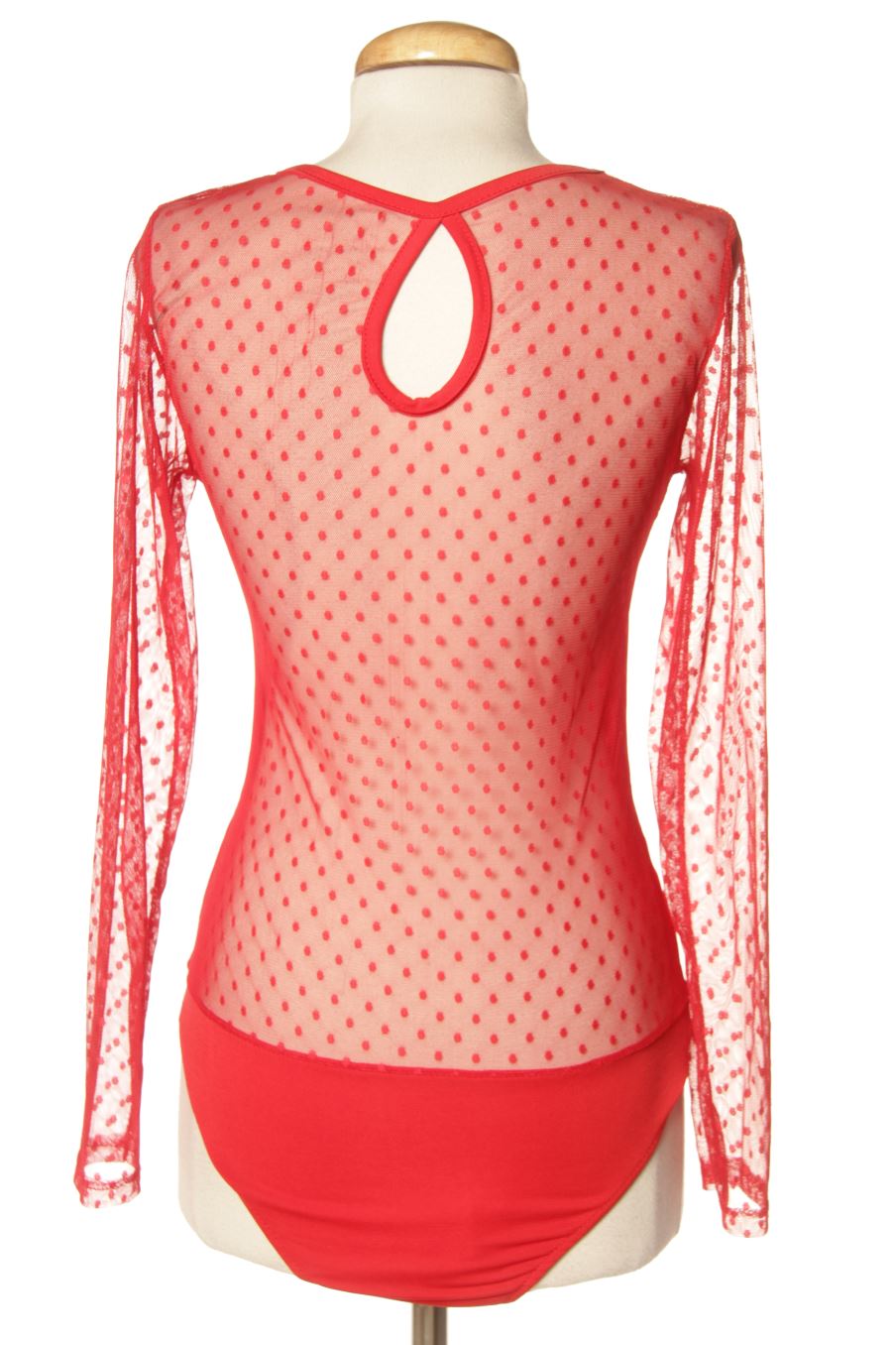 Body Made in italy de la taille M, de couleur rouge