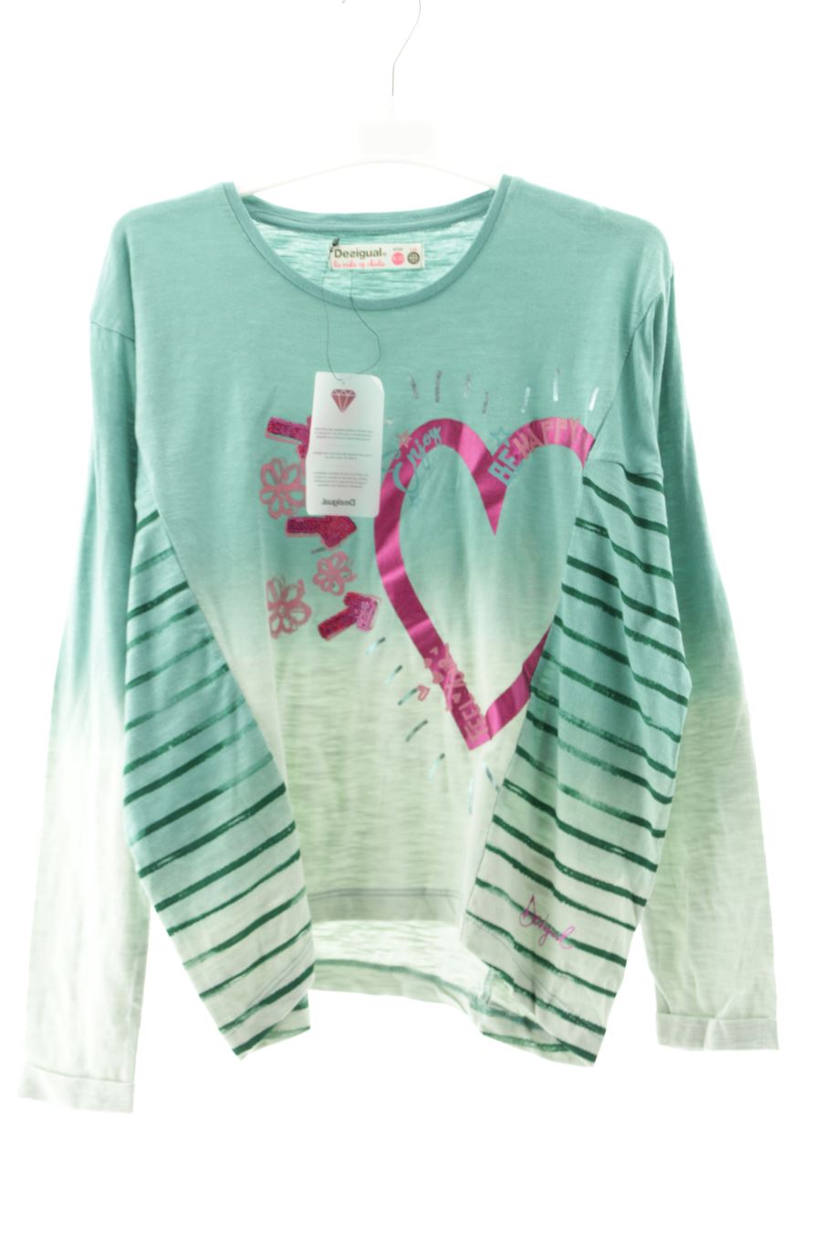 Maglietta a maniche lunghe de Desigual de la talla 9 anni con etichetta