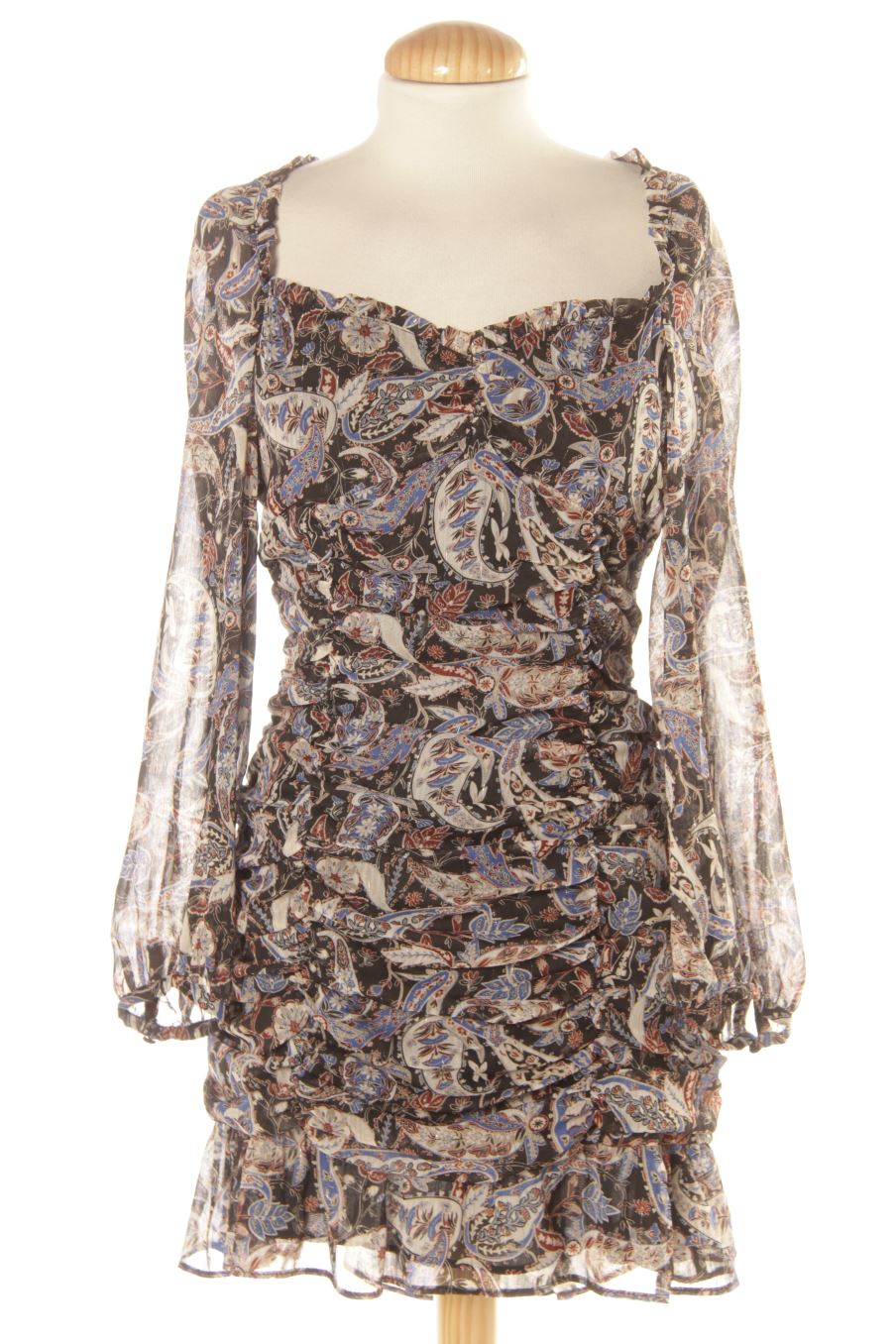 Robe casual Zara de la taille S, de couleur imprimés