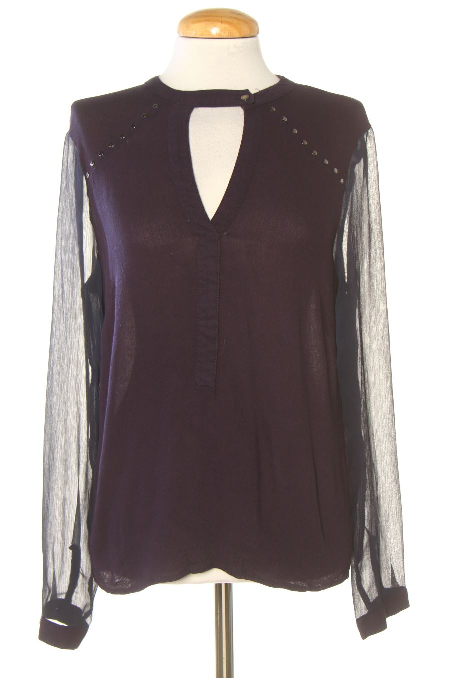 Blouse à manches longues Vero moda de la taille S, de couleur bleu marine