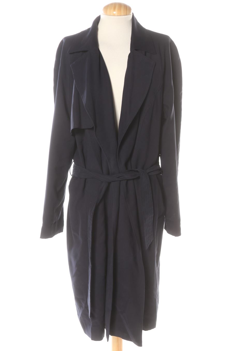 Gabardina de Naf Naf de la talla 42, de color azul marino