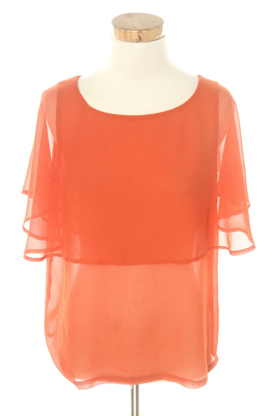 Blusa de manga corta de H&M de la talla 36, de color naranja