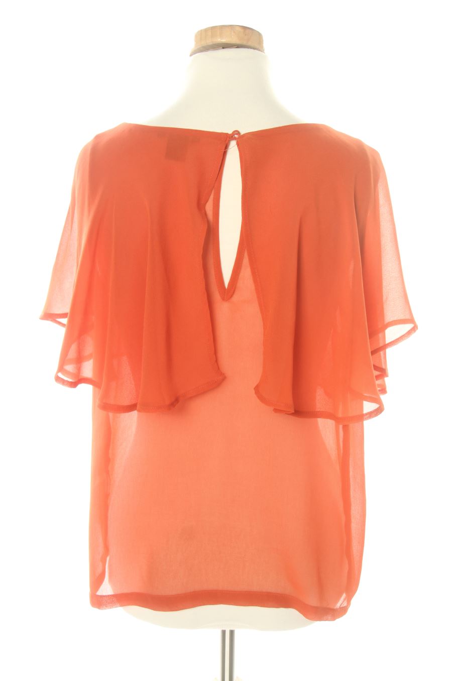 Blusa de manga corta de H&M de la talla 36, de color naranja