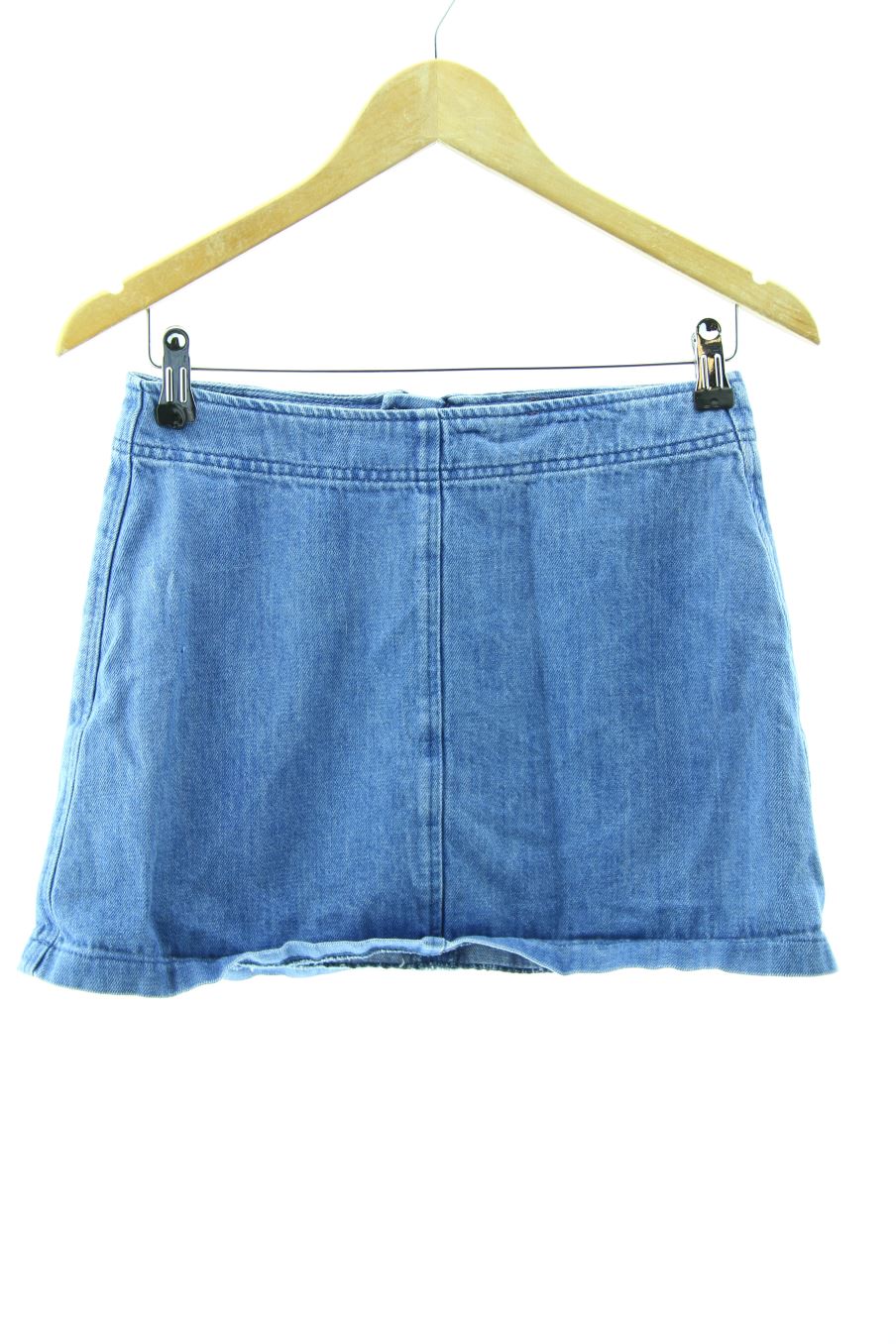Jupe Trafaluc de la taille S, de couleur bleu de denim