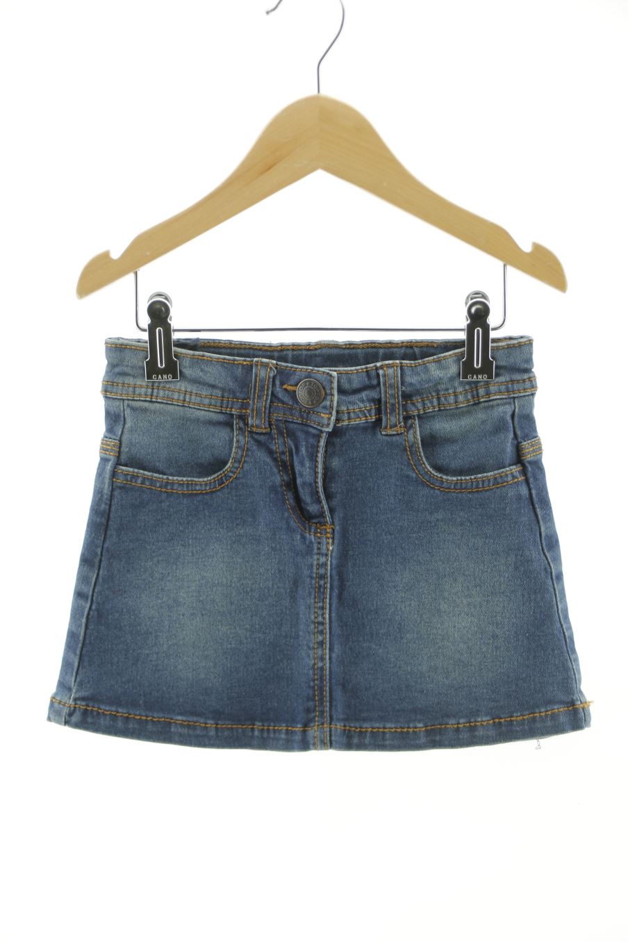 Jupe Top-Top de la taille 3 ans de denim de seconde main