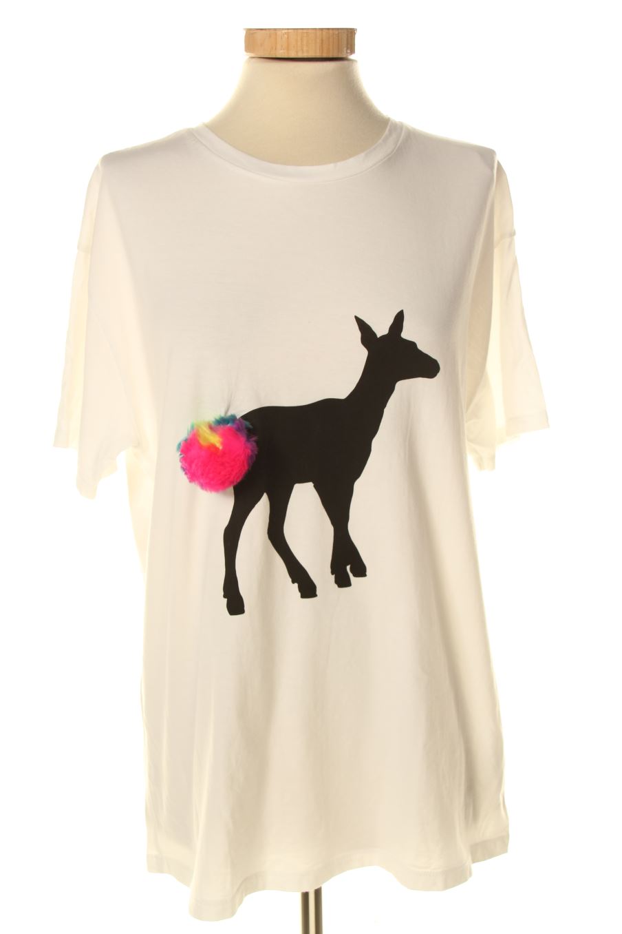 Camiseta de Trf (ZARA) de la talla M, de color blanco