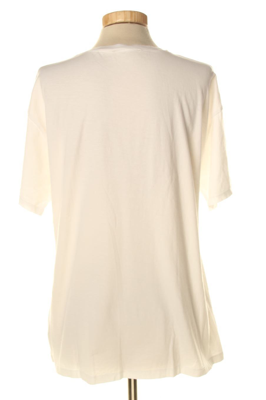 Camiseta de Trf (ZARA) de la talla M, de color blanco