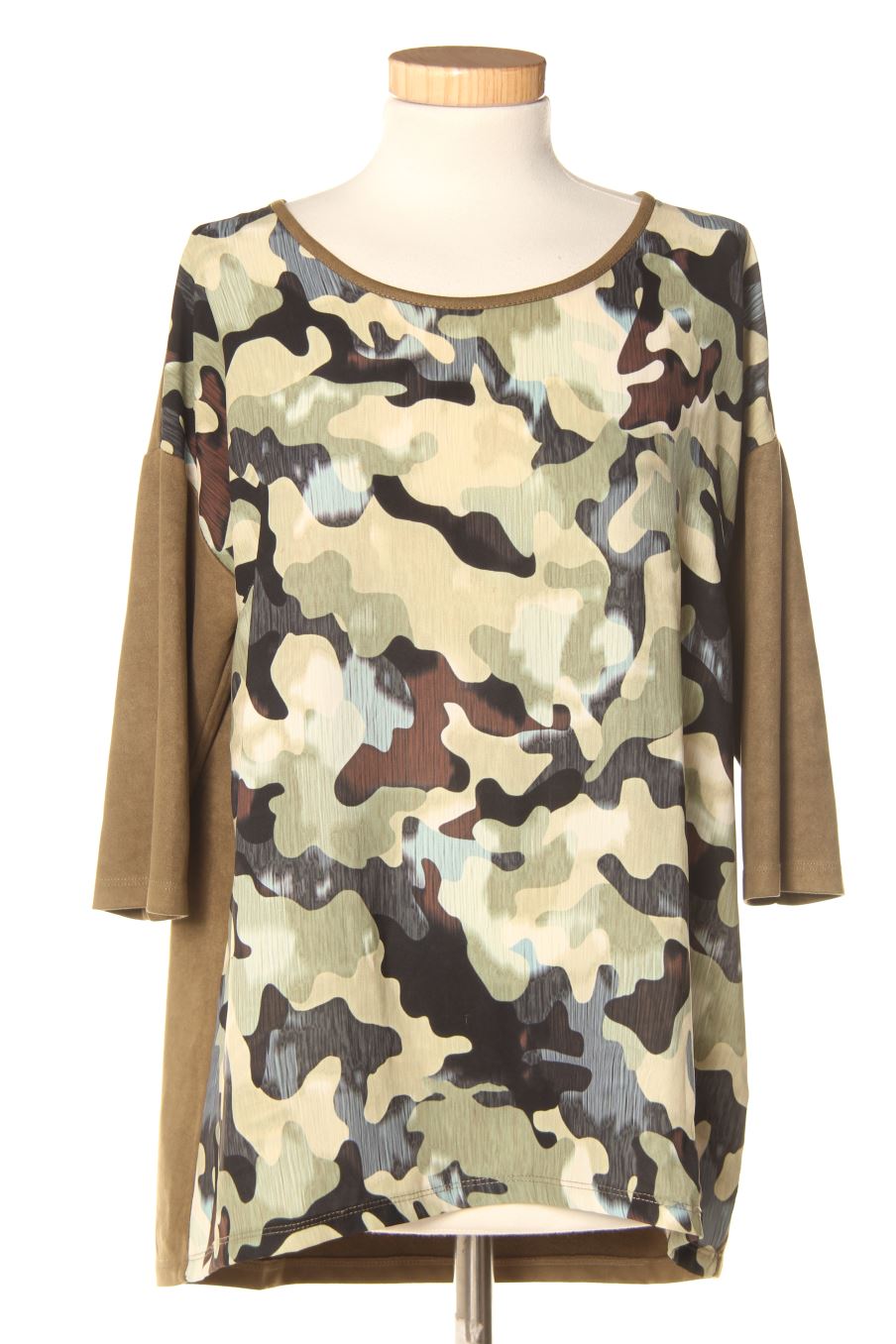 Blouse à manches longues JS de la taille M, de couleur imprimés