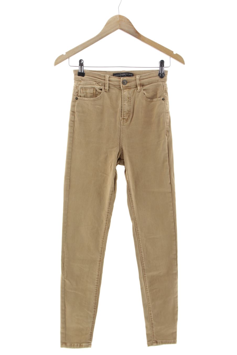 Jeans Stradivarius de la taille 34, de couleur marron de denim