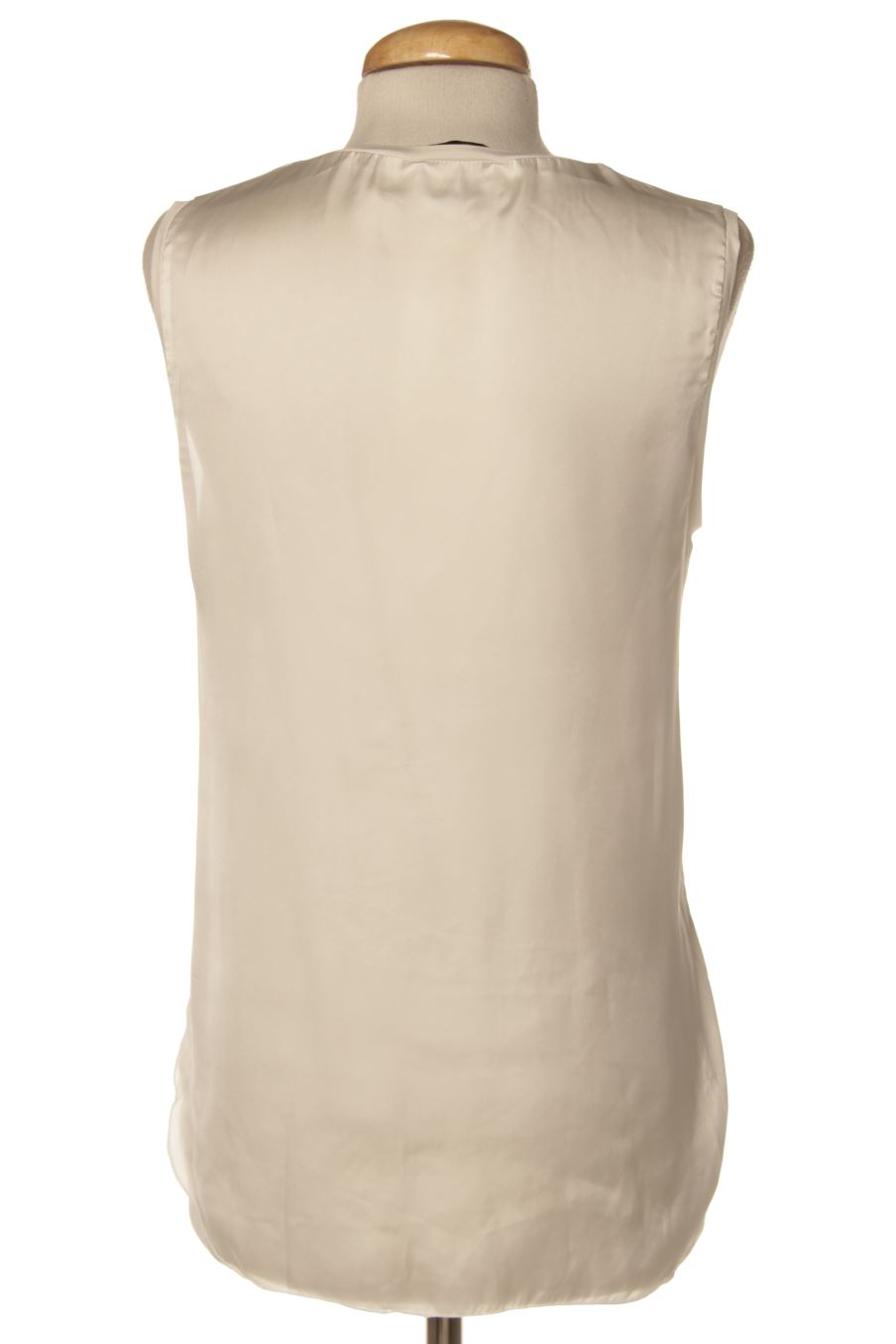 Blouse à manches courtes Zara de la taille S, de couleur blanc