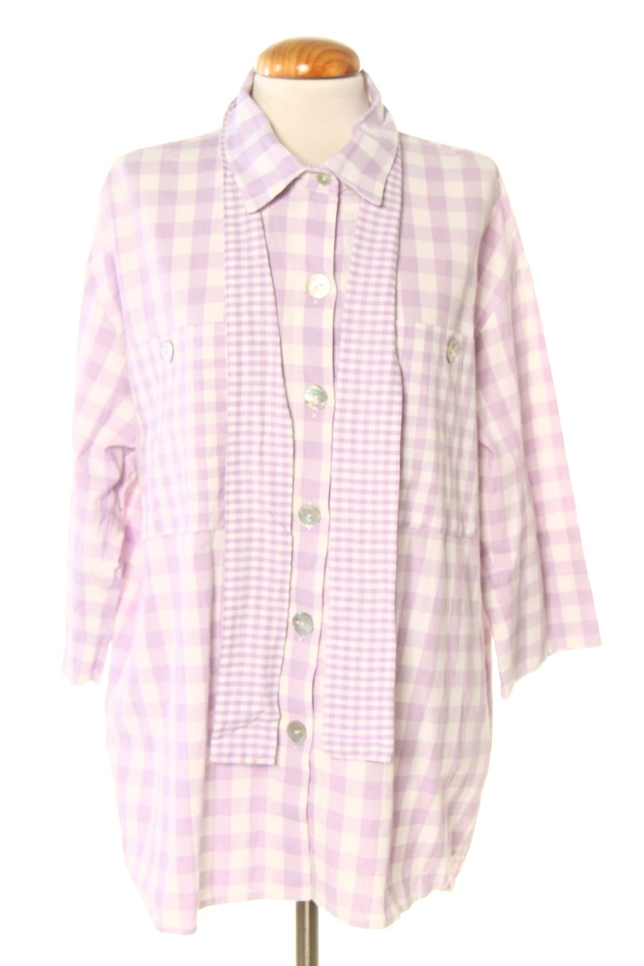Camisa de Muñeca de trapo de la talla S, de color cuadros
