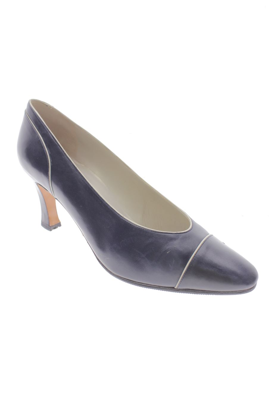 Zapatos de tacon de ANGEL CARRO de la talla 39, de color azul marino de