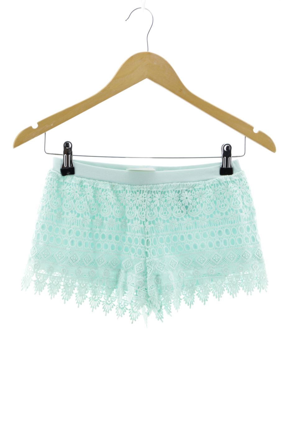 Shorts H&M de la taille XS, de couleur vert