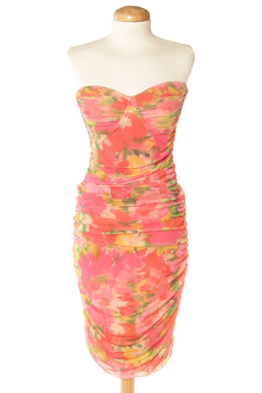 Vestido elegante de Zara de la talla S, de color flores