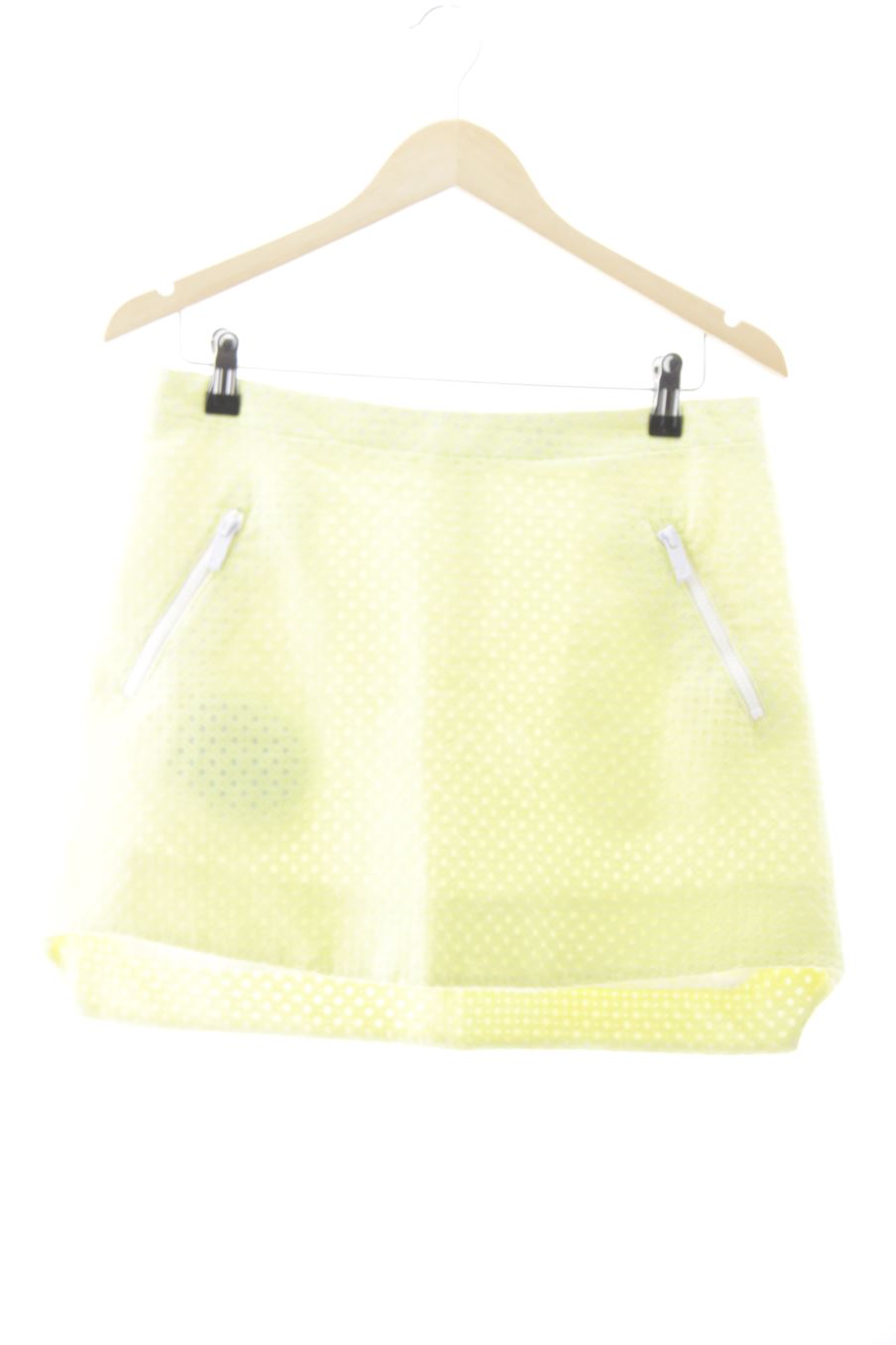 Falda de U (by Adolfo Dominguez) de la talla 38, de color amarillo