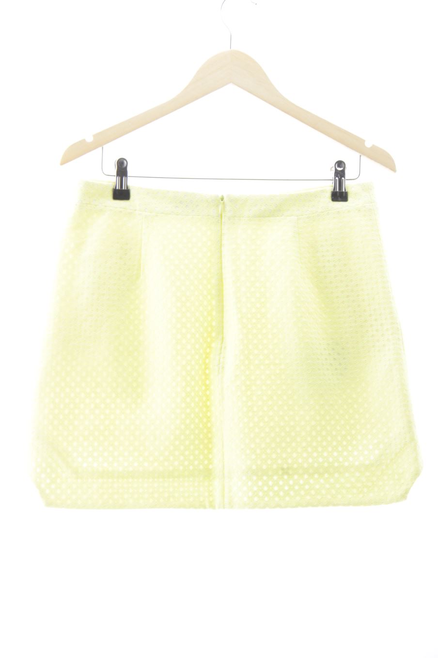Falda de U (by Adolfo Dominguez) de la talla 38, de color amarillo