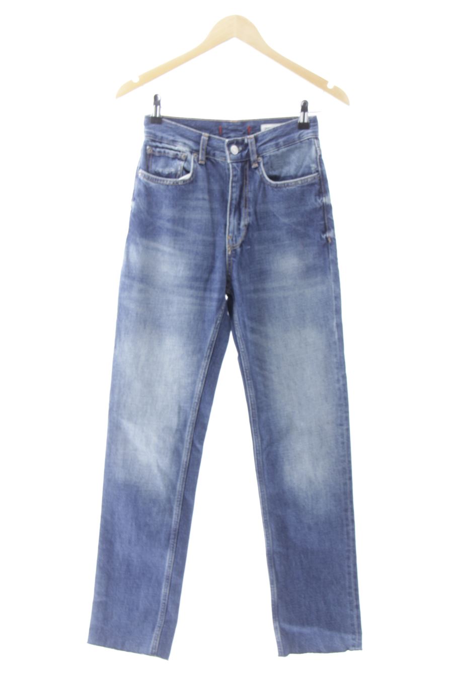 Jeans Zara de la taille 32, de couleur bleu de denim