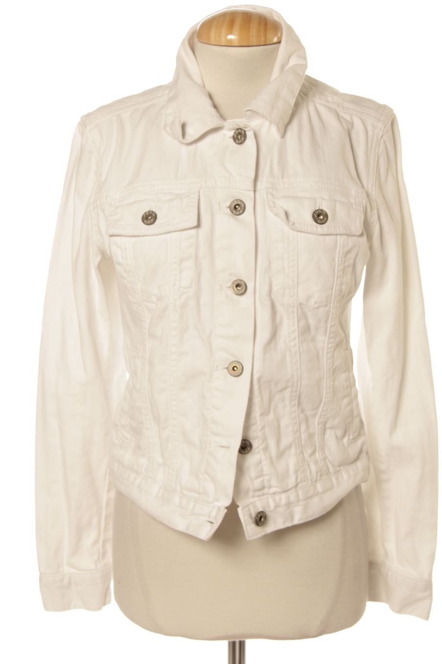 Blouson Gap de la taille XS, de couleur blanc de denim