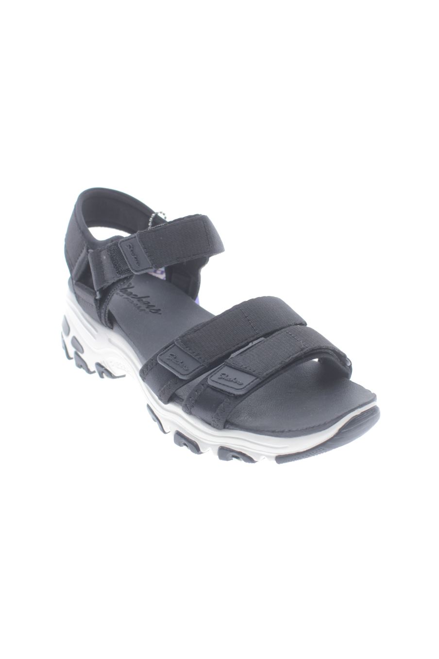 Sandalias planas de skechers de la talla 36, de color nero