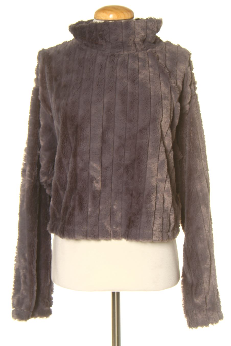 Pull Bershka de la taille M, de couleur gris