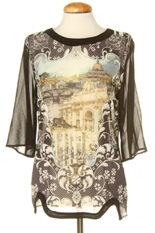 Blusa a maniche lunghe S Peace + Love, foto 1 di 2