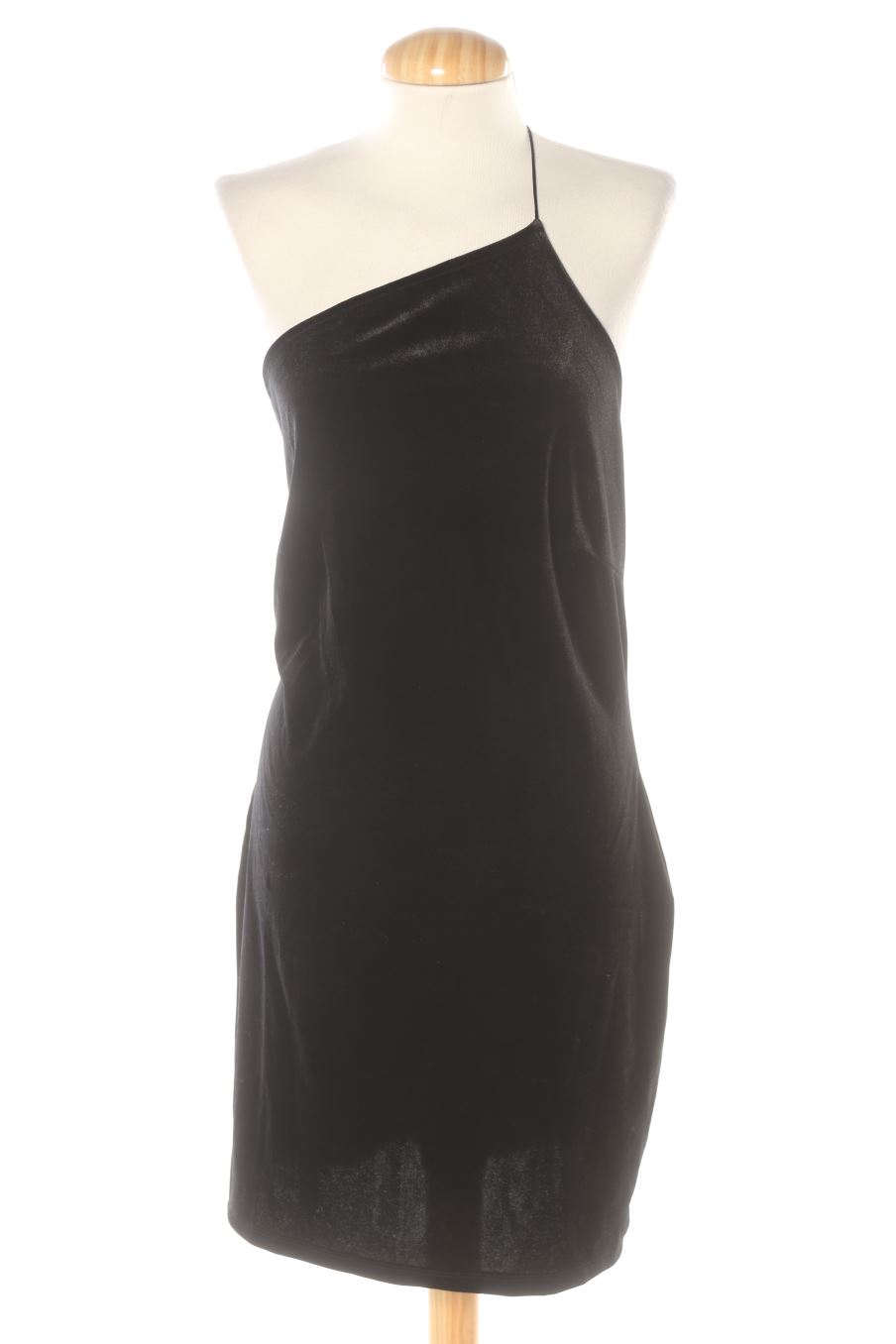 Robe casual Mango de la taille L, de couleur noir de velours