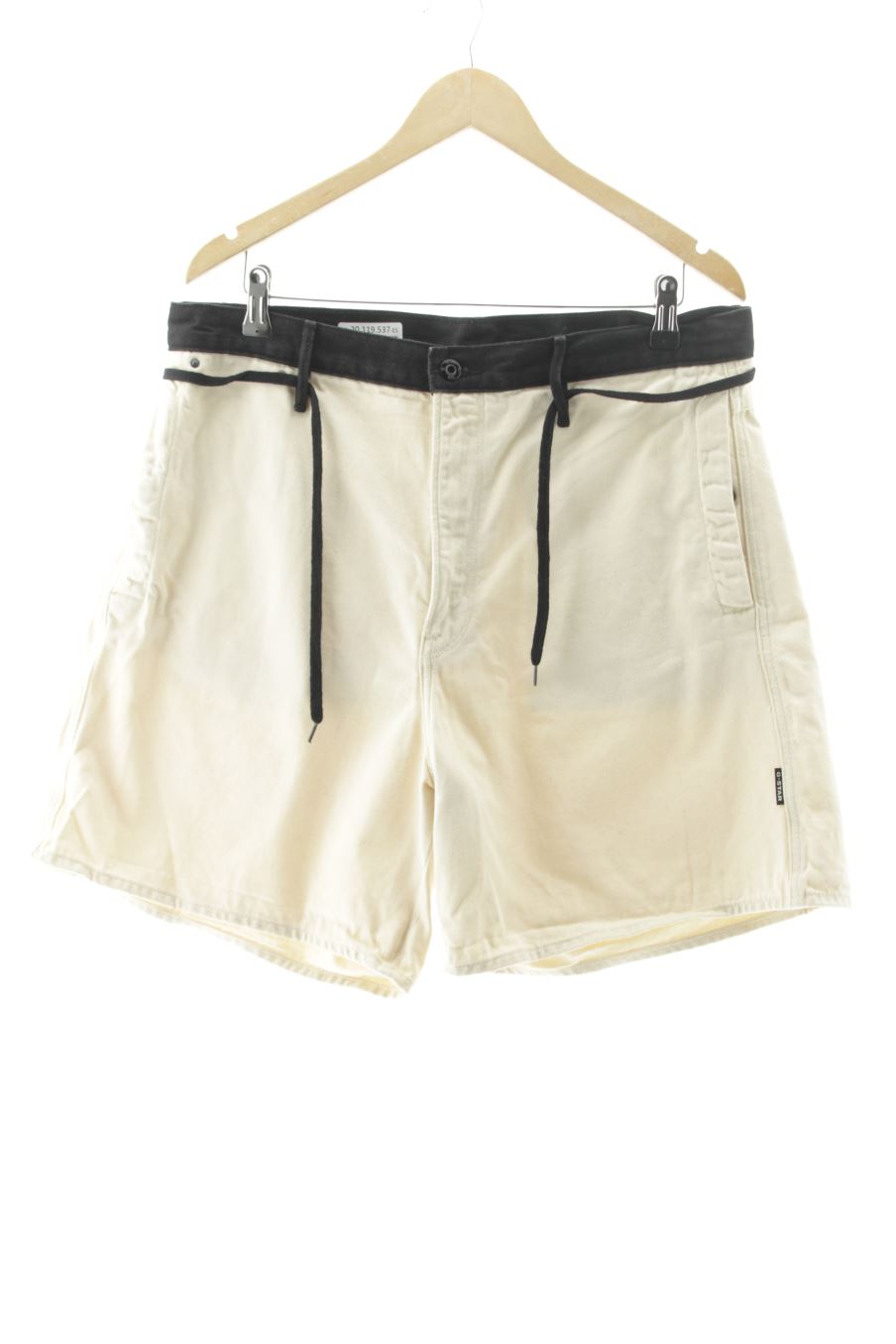 Pantalón corto de RAW de la talla 42, de color beige de ropa vaquera