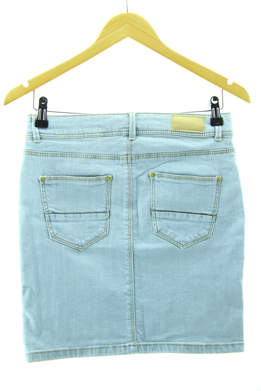 Jupe Camaieu de la taille 36, de couleur bleu de denim