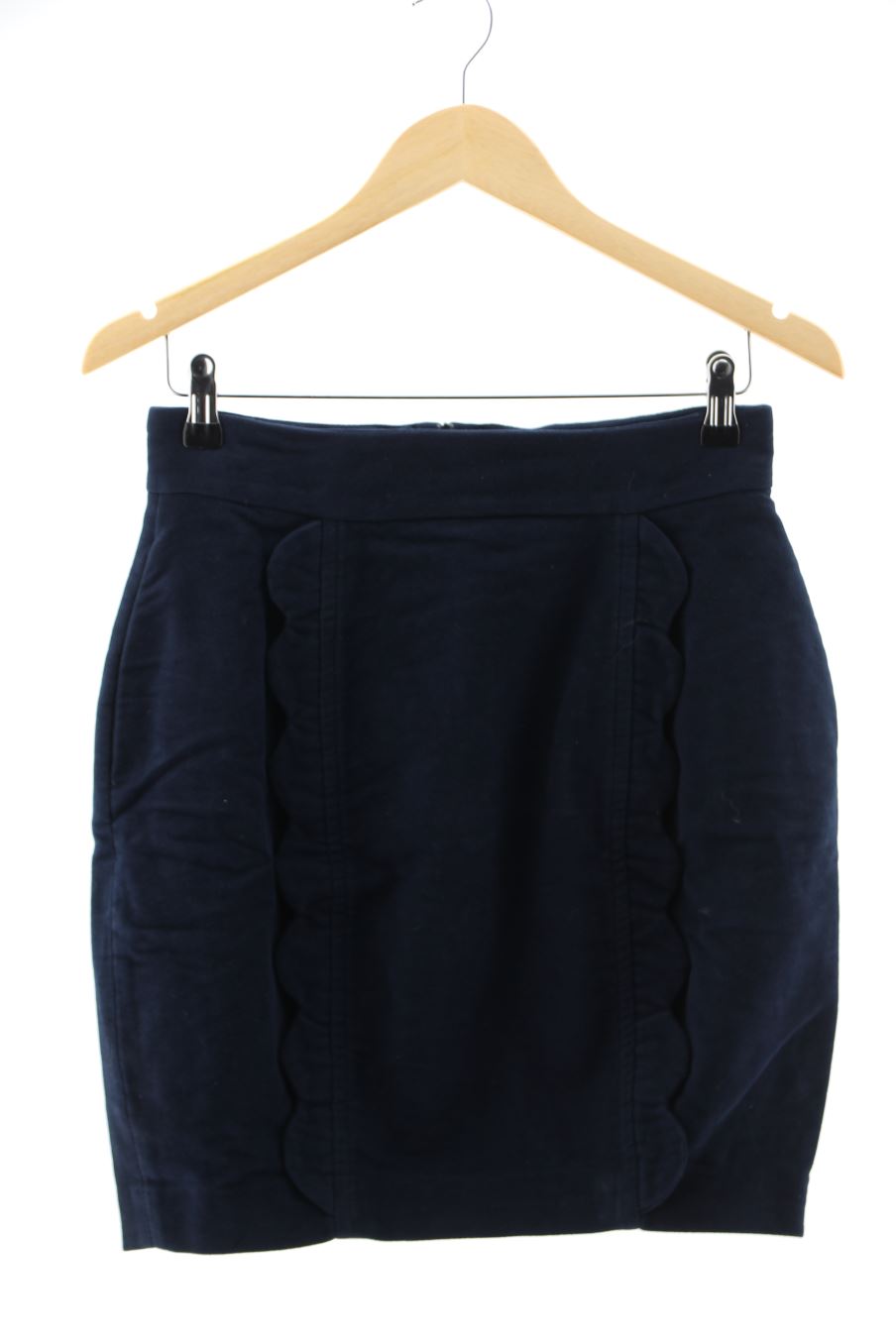 Jupe Uterqüe de la taille 40, de couleur bleu marine