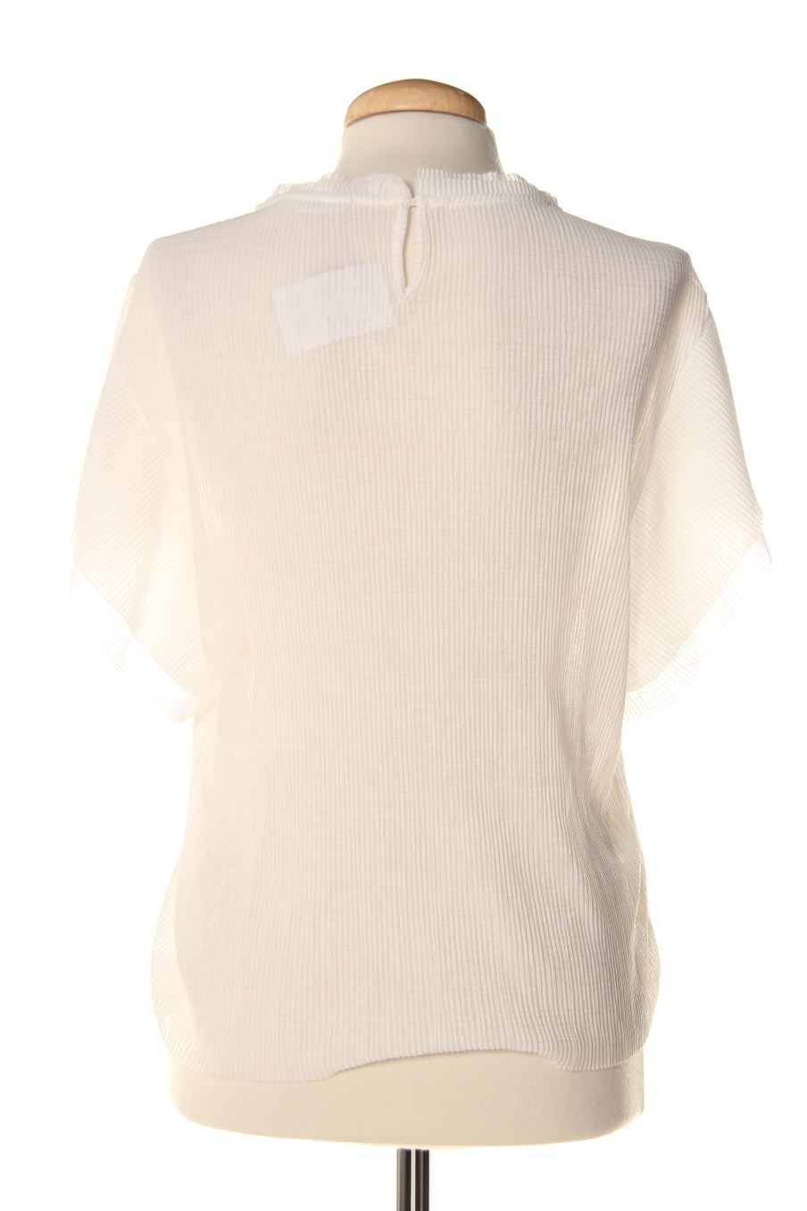 Blouse à manches courtes Mango de la taille S, de couleur blanc
