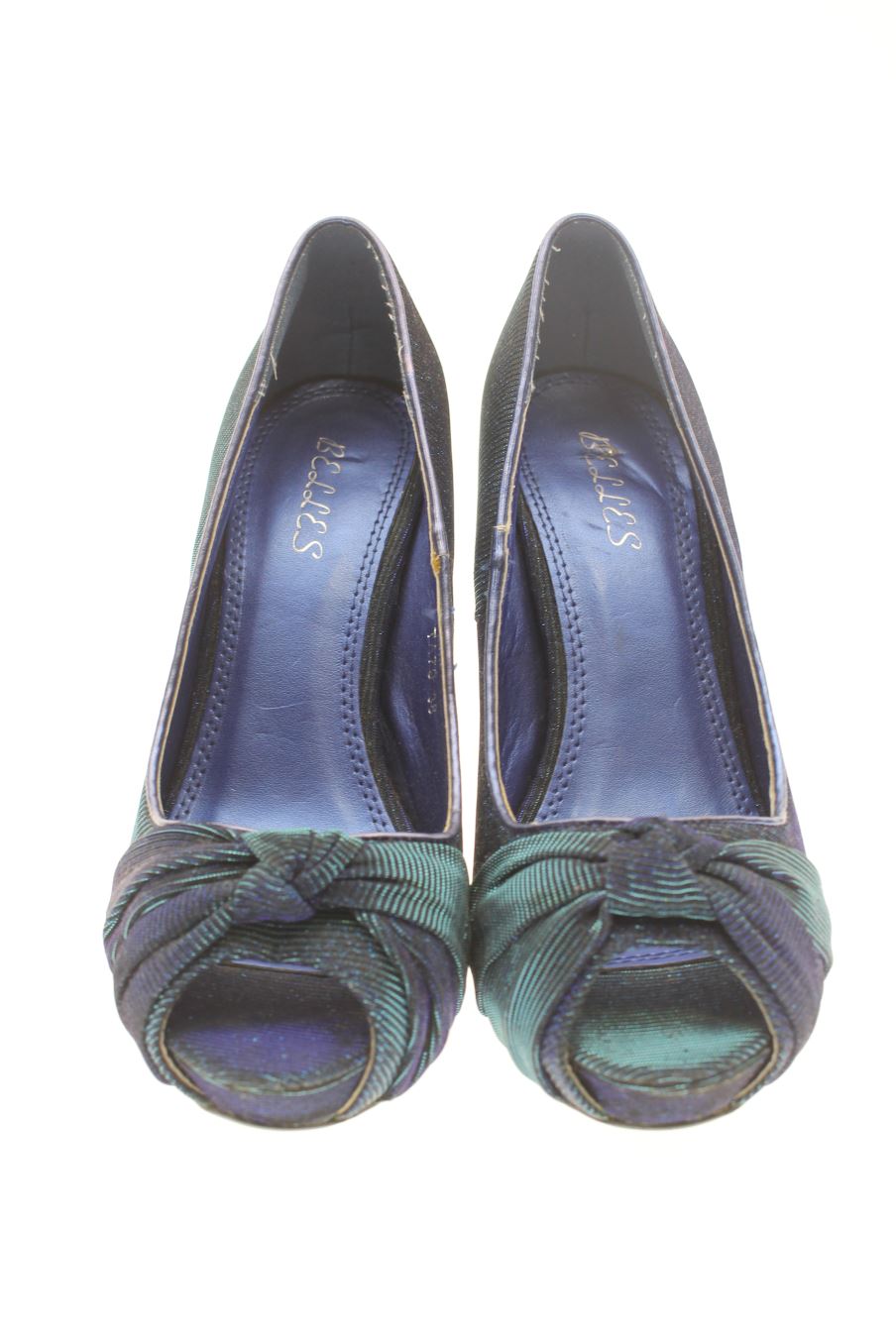 Zapatos de tacon de BELLES de la talla 38, de color azul de