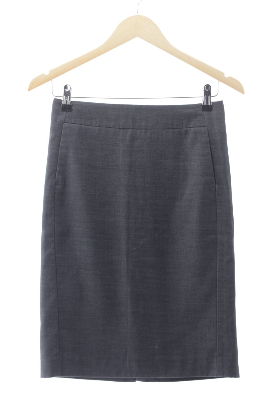 Falda de Mango de la talla 36, de color gris