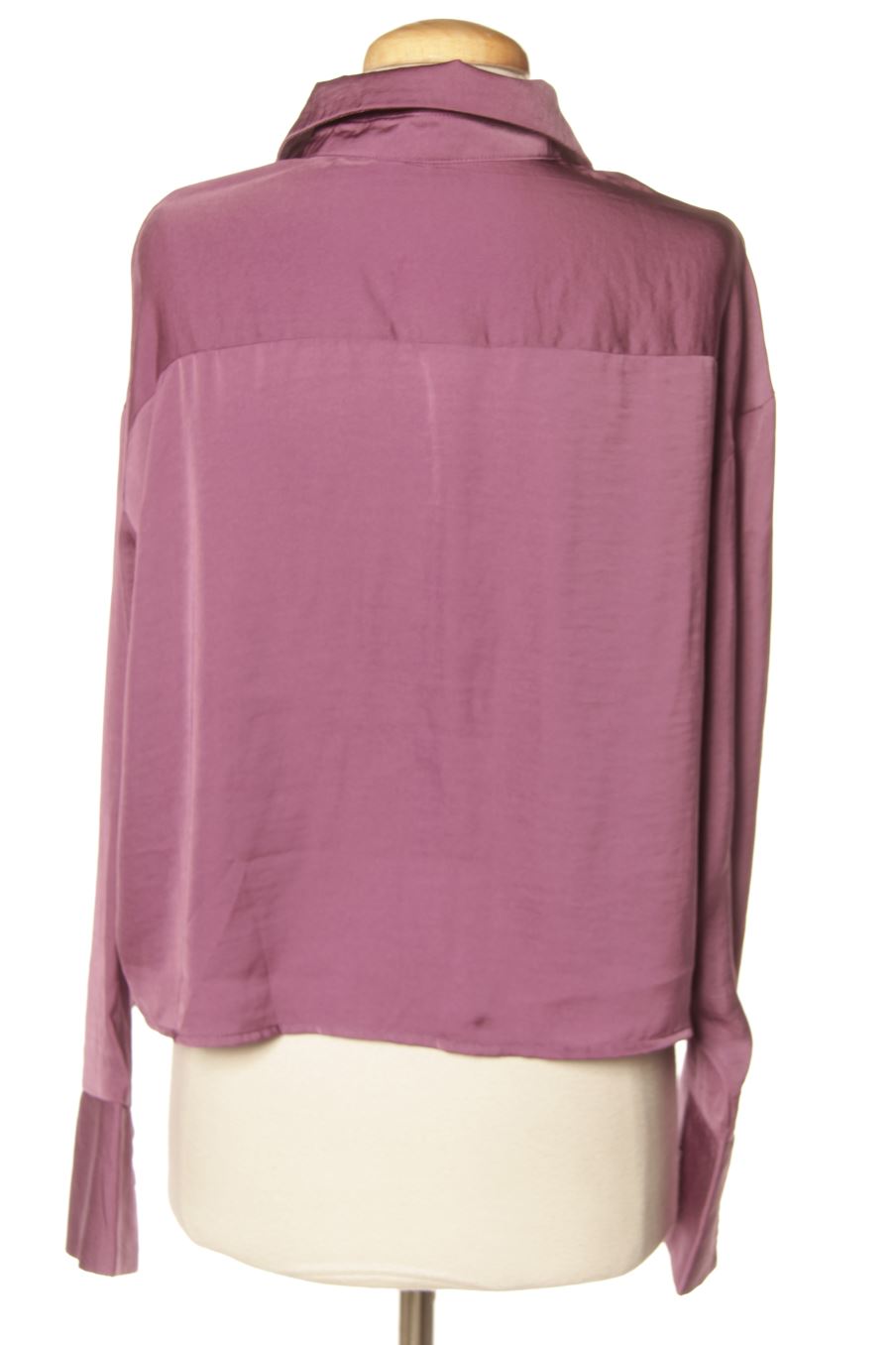 Chemise Stradivarius de la taille S, de couleur pourpre