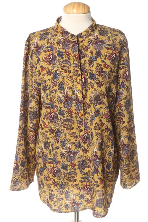 Blusa a maniche lunghe