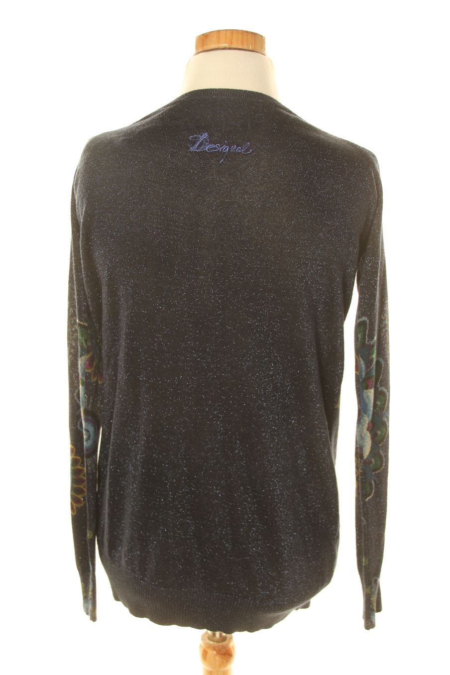 Pull Desigual Taille L (40) Multicolore - Occasion Très Bon état, Col V