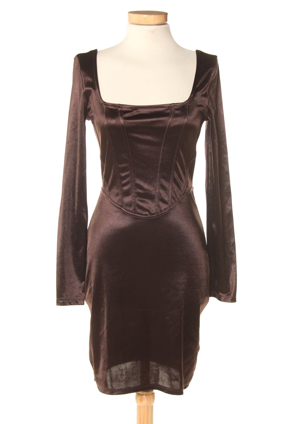 Vestido casual de H&M de la talla M, de color marrón