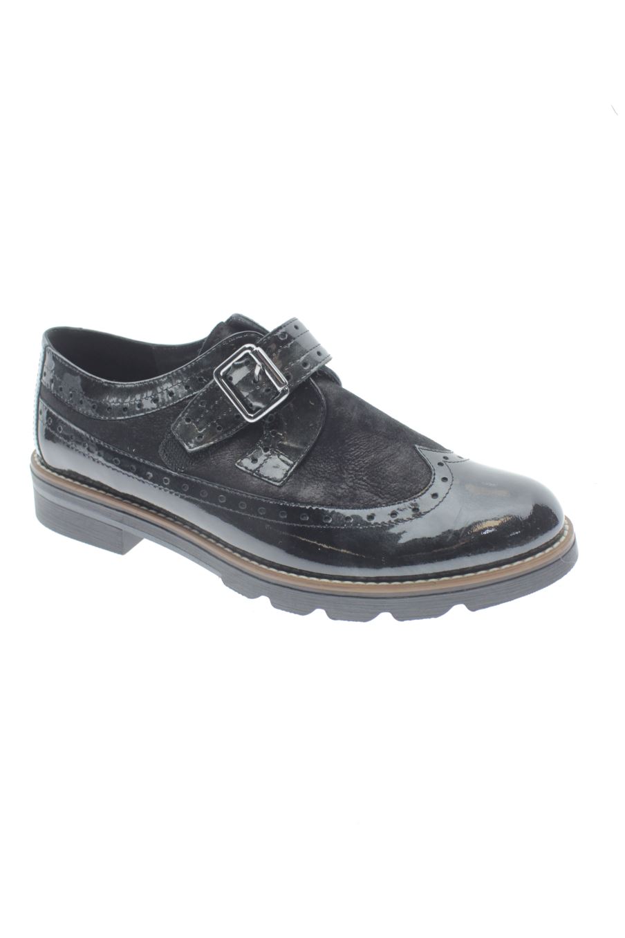Zapatos planos de geo reino de la talla 40, de color negro de