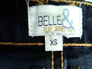 Jupe Belle & rebel de la taille XS, de couleur bleu marine de denim