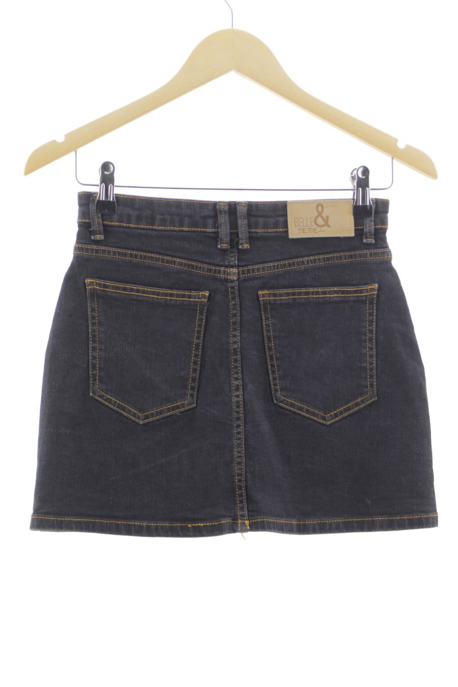 Jupe Belle & rebel de la taille XS, de couleur bleu marine de denim