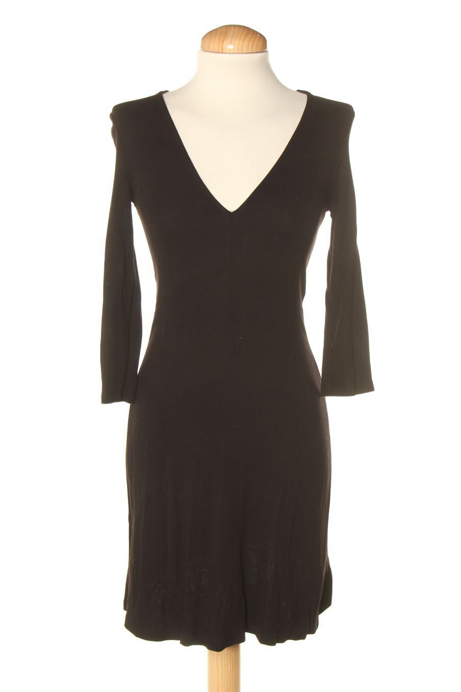 Vestido casual de Bershka de la talla XS, de color negro