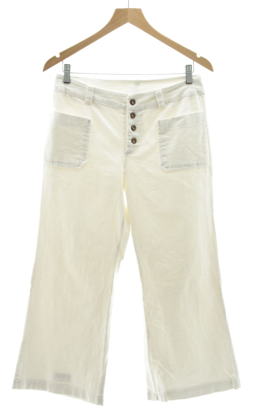Pantalon Monisqui de la taille 40, de couleur blanc